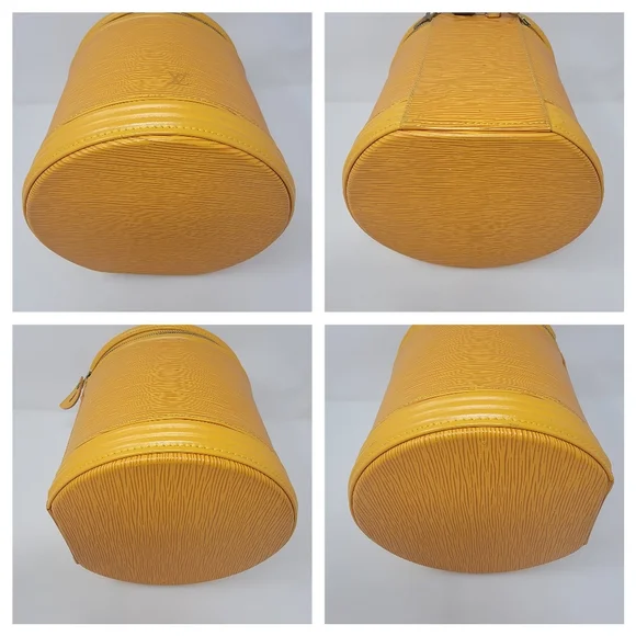 LOUIS VUITTON Tassil Yellow Epi Leather Cannes Vanity Bag